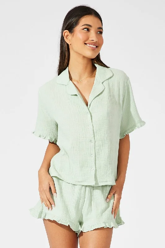 green-ruffle-pj-button-through-textured-pyjama-set-nw1113-84zb-2