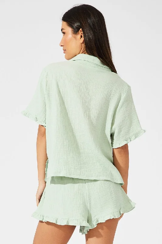 green-ruffle-pj-button-through-textured-pyjama-set-nw1113-84zb-2