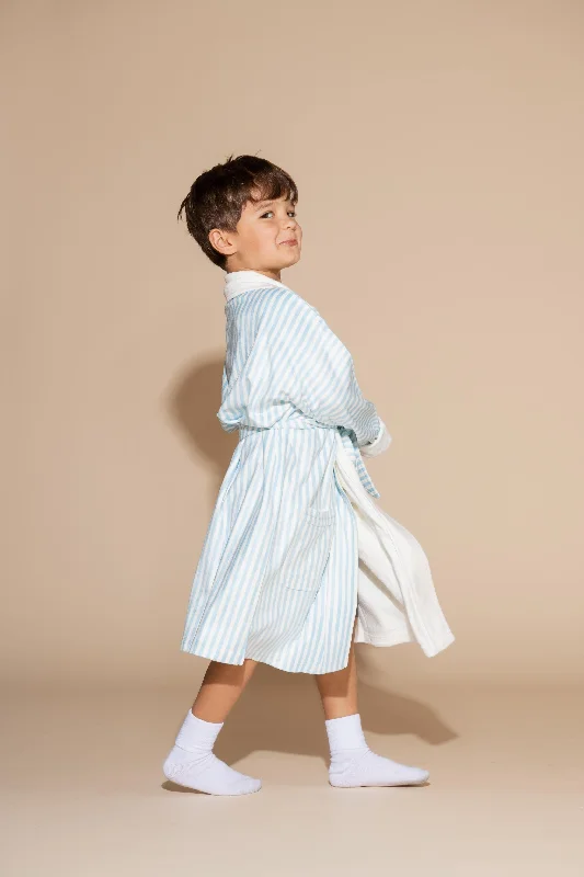 blue-stripes-kids-robe