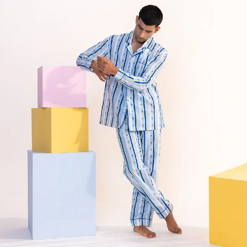 midnight-palms-cotton-notched-pyjama-set